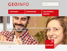 Tablet Screenshot of geoinfo.ch